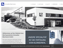 Tablet Screenshot of einsiedlerblechnerei.de